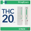 DrugExam - Kit de prueba de drogas de un solo panel con THC de marihuana altamente sensible de 20 ng/ml, prueba de drogas de