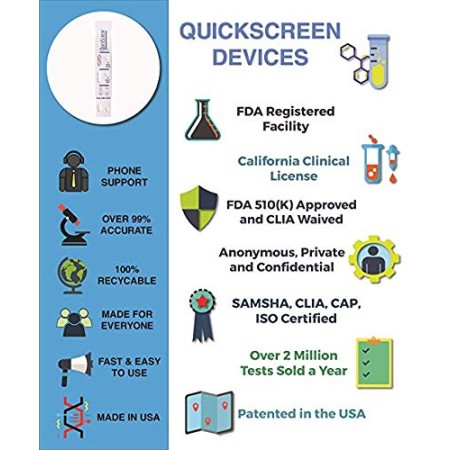 QuickScreen Prueba de drogas OPI de opiáceos de un solo panel (1)