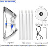 Juego de arco de tiro | Arco en miniatura ideal para entrenamiento