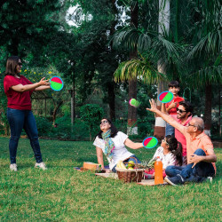 Ayeboovi Juego de pelota para tirar y atrapar | Con velcro y facil agarre
