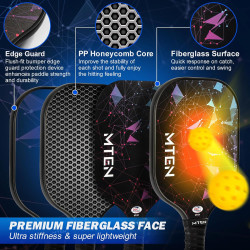 Palas de pickleball | Set de pickleball con pelotas y banda incluidos