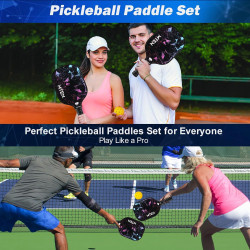 Palas de pickleball | Set de pickleball con pelotas y banda incluidos