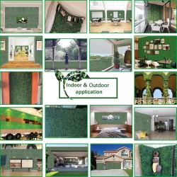 Paneles de pared de césped, paneles de rollo sintético
