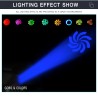 Luces LED de escenario, luces de cabeza móvil, 60 W, focos LED DMX 512