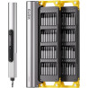 HOTO SNAPBLOQ™ S-A01 - Mini destornillador eléctrico | Con 56 puntas y 3 ajustes de par