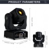 Luces LED de escenario, luces de cabeza móvil, 60 W, focos LED DMX 512