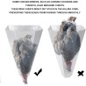 Cono de pollo de tamaño mediano de acero galvanizado para aves de corral