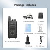 Retevis RT22S Walkie Talkies para adultos, radio de 2 vías con auricular