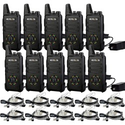 Retevis RT22S Walkie Talkies para adultos, radio de 2 vías con auricular