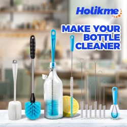 Holikme - Juego de 8 cepillos para limpiar botellas