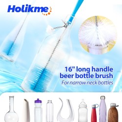 Holikme - Juego de 8 cepillos para limpiar botellas