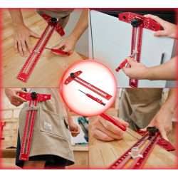 Saker Regla de línea | Ideal para carpinteria