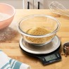 Báscula digital de cocina con pantalla LCD