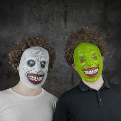 Máscara de Halloween de terror de demonios sonrientes | Mascara detallada de Halloween