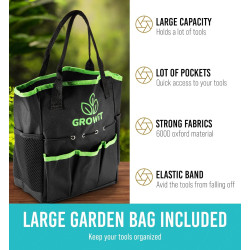 GROWIT - Herramientas de jardinería | Para tareas y mantenimiento de jardin