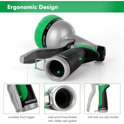 RESTMO Boquilla de manguera | Con 7 patrones de pulverizacion