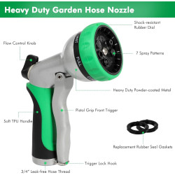 RESTMO Boquilla de manguera | Con 7 patrones de pulverizacion