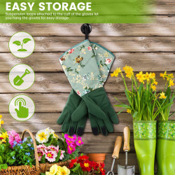 Guantes de jardinería | Transpirables y absorbentes de sudor