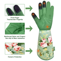 Guantes de jardinería | Transpirables y absorbentes de sudor