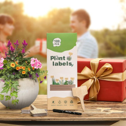VITEVER 100 etiquetas para plantas | Rotuladas e impermeables