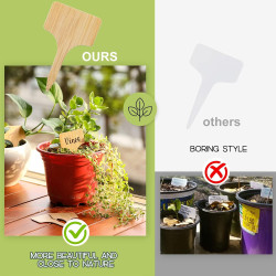 VITEVER 100 etiquetas para plantas | Rotuladas e impermeables