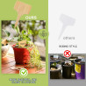 VITEVER 100 etiquetas para plantas | Rotuladas e impermeables