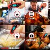 Termómetro para carne de lectura inmediata para asar en la parrilla y cocinar