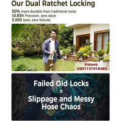 GLAHODEN Carrete de manguera | Resitencia a UV y montaje a la pared