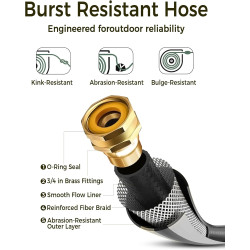 GLAHODEN Carrete de manguera | Resitencia a UV y montaje a la pared