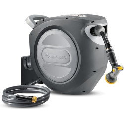 GLAHODEN Carrete de manguera | Resitencia a UV y montaje a la pared