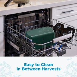 AeroGarden Harvest Lite, sistema hidropónico de jardín | Para interiores con luz LED de crecimiento