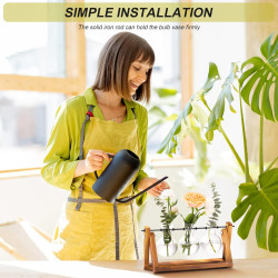 HUABEI - Terrario | Liviano y giratorio para plantas