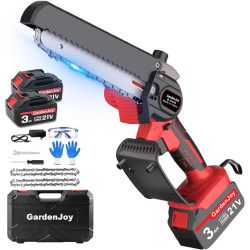 Mini motosierra de mano | Con autolubricado y carga rapida