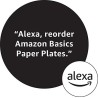 Platos de papel, 8.62 pulgadas, desechables, 100 unidades