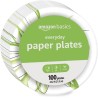 Platos de papel, 8.62 pulgadas, desechables, 100 unidades