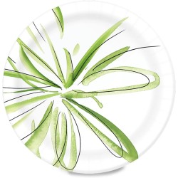 Platos de papel, 8.62 pulgadas, desechables, 100 unidades
