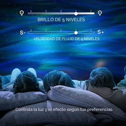 Northern Galaxy Light Aurora Proyector | Proyector de galaxia para dormitorios o fiestas
