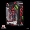 Marvel Legends Maximum Series Deadpool | Figura articulada con accesorios