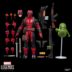 Marvel Legends Maximum Series Deadpool | Figura articulada con accesorios