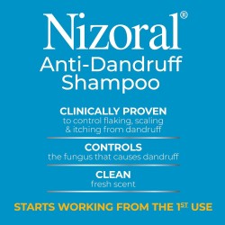 Nizoral  Champú anticaspa, básico, fresco, 7 onzas fluidas