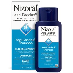 Nizoral  Champú anticaspa, básico, fresco, 7 onzas fluidas