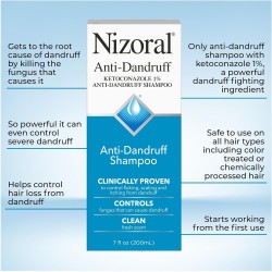 Nizoral  Champú anticaspa, básico, fresco, 7 onzas fluidas