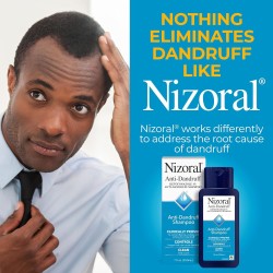 Nizoral  Champú anticaspa, básico, fresco, 7 onzas fluidas