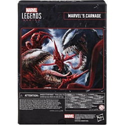 Marvel Legends Series Carnage | Figura articulada de Carnage con accesorios