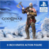 PlayStation God of War Ragnarök - Figura de acción de Kratos | Fiugra articulada de kratos con accesorios incluidos