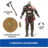 PlayStation God of War Ragnarök - Figura de acción de Kratos | Fiugra articulada de kratos con accesorios incluidos