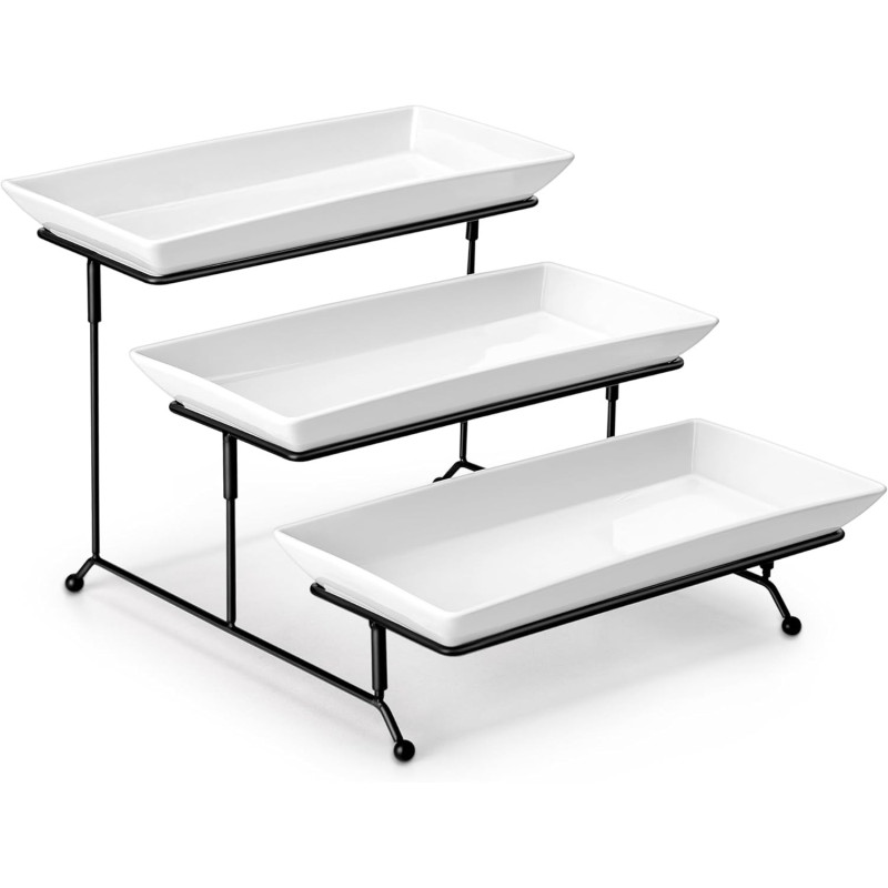 MALACASA Bandejas de servir | Resistente y estable para todo tipo de comida