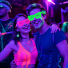 Mega-L - 12 lentes que brillan en la oscuridad | Lentes neon que brillan con luz negra