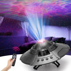 Proyector de galaxia OVNI, luces LED | Cambia la atmosfera de tu habitacion