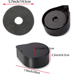 1 paquete de 3 niveles de barra de vidrio para cocteles | 3 niveles de cajas para sal, azucar y limon para cocteles y micheladas